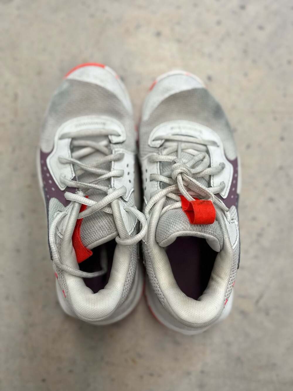 Under Armour Youth GS Jet '23 Basketball Shoes - Size 1Y - White/Purple/Orange - Picture 5 of 7
